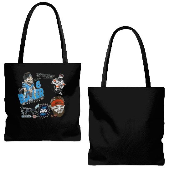 baker mayfield Tote Bags (AOP)