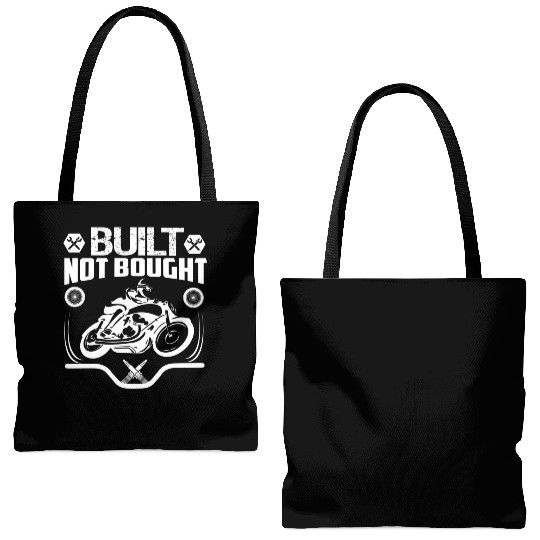Built Not Bought Tote Bags (AOP)