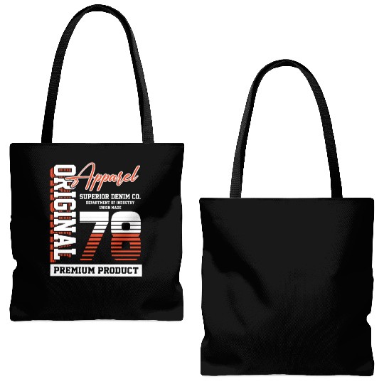 1978 Vintage Birthday Vintage Gift Retro Tote Bags (AOP)