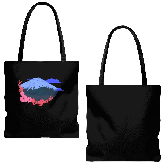 Mount Fuji Tote Bags (AOP)