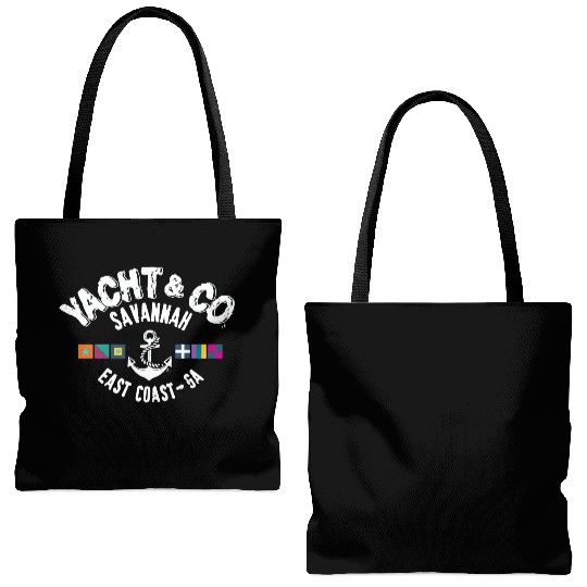 Yacht Co Savannah East Coast GA Tote Bags (AOP)