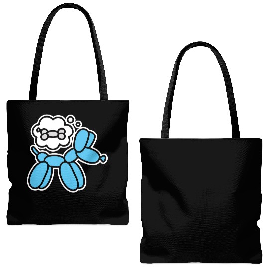Balloon animal balloon dog balloon artist bone Tote Bags (AOP)