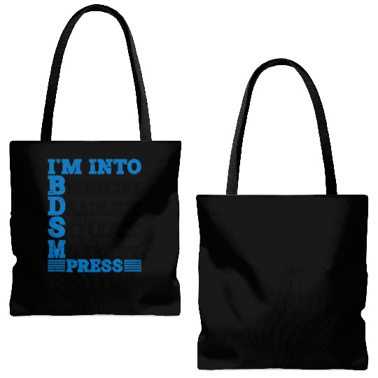Im Into BDSM Bench Squat Deadlift Military Press10 Tote Bags (AOP)