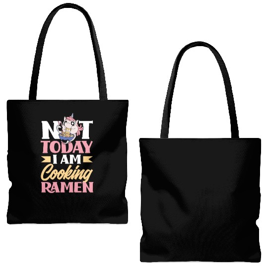 Not Today I Am Cooking Ramen Funny Ramen Gift Tote Bags (AOP)
