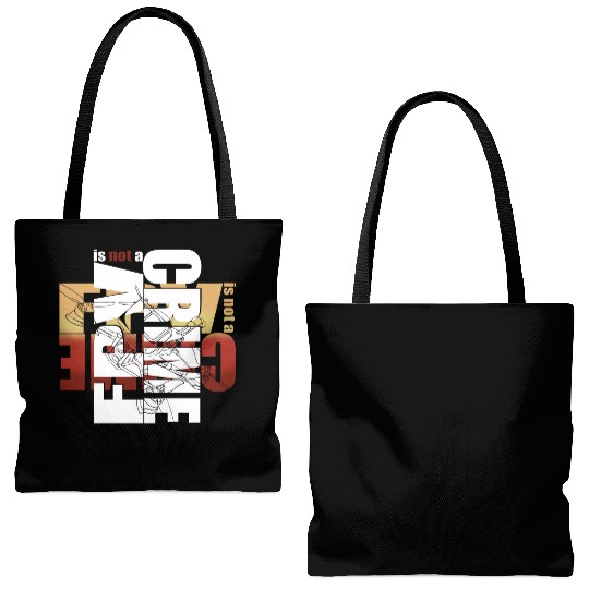 FPV is not a Crime Tote Bags (AOP)