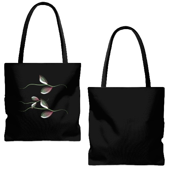 icon plants leaves leaf nature Tote Bags (AOP)