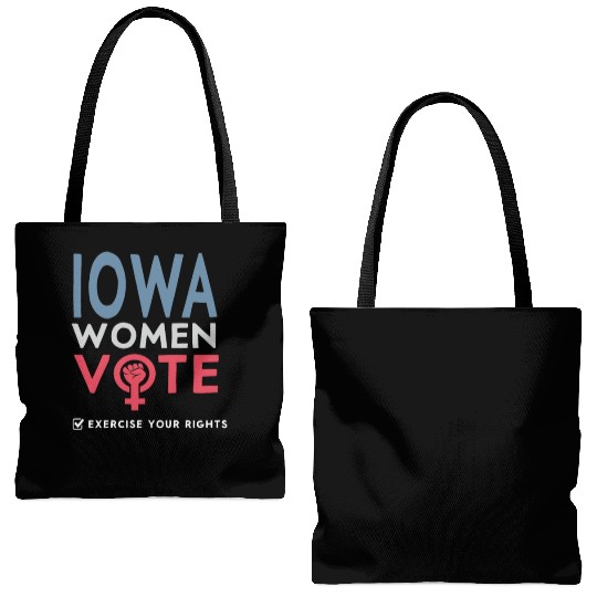 Iowa Women Vote Voter 2022 Election Feminist Tote Bags (AOP)