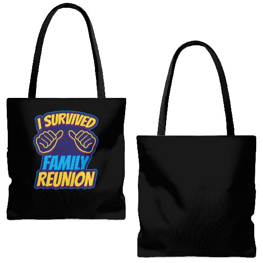 I Survived Family Reunion Families Gathering Tote Bags (AOP)