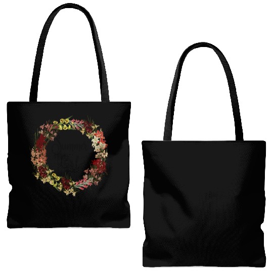 Summer Girl Gladious Flower Leo Zodiac Born In Aug Tote Bags (AOP)