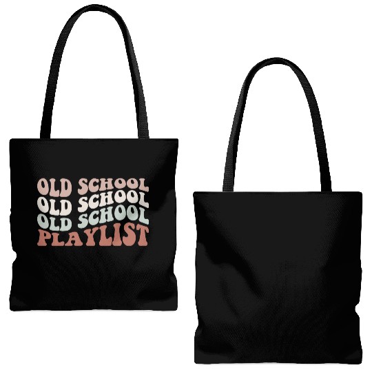 Old School Tote Bags (AOP)