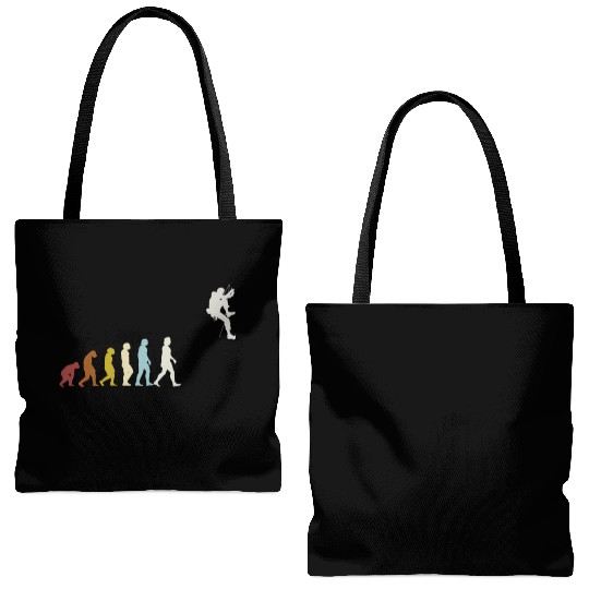 Climbing Evolution Mountaineering Bouldering Tote Bags (AOP)
