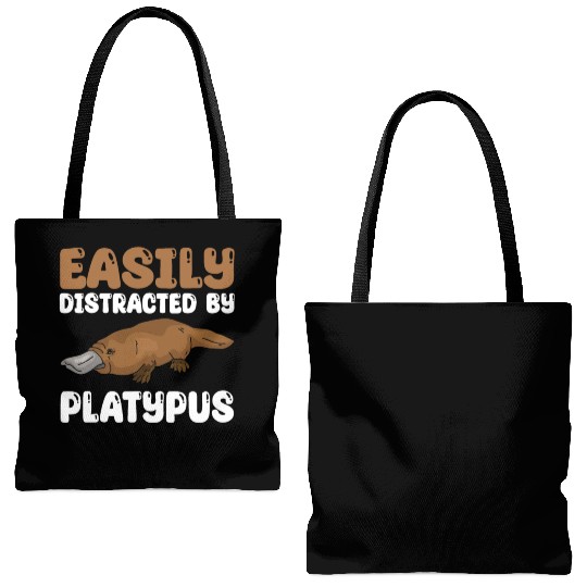 Platypus Lover Design Tote Bags (AOP)