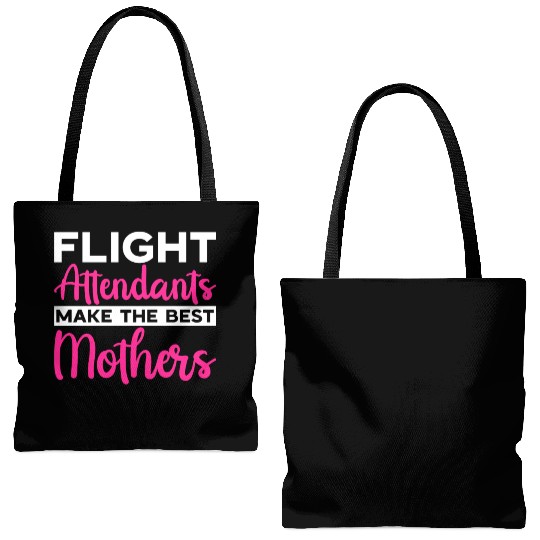 Flight Attendant Stewardess Cabin Crew Tote Bags (AOP)