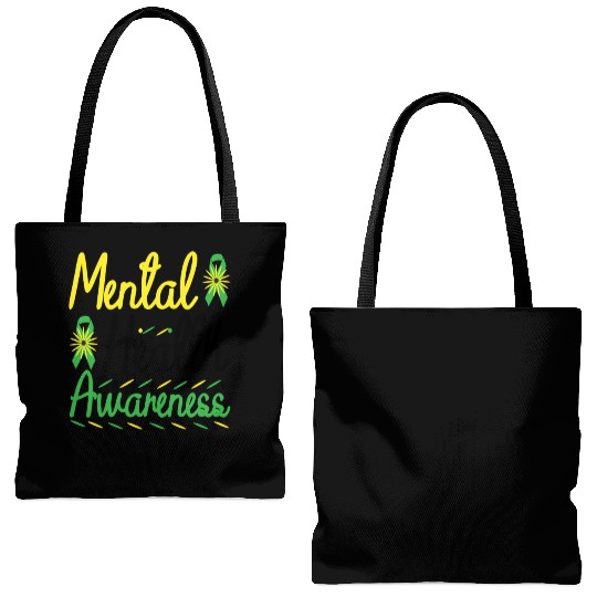 Mental Health Awareness Educating about Mental Tote Bags (AOP)
