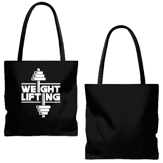 Weightlifting Gym Lift Workout Tote Bags (AOP)