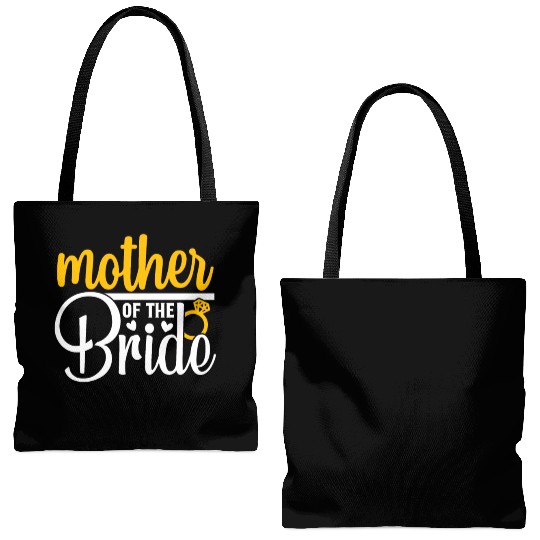 Mother Of The Bride Wedding Party Matching Gift Tote Bags (AOP)