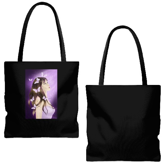 BTS Butterfly Fan Girl Tote Bags (AOP)