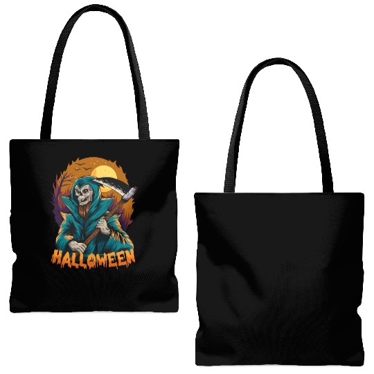 Grim Reaper Tote Bags (AOP)