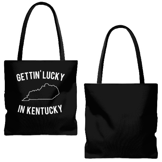 Getting Lucky In Kentucky Tote Bags (AOP)