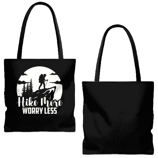 Mountaineering Hiking Hiking Vacation Hiker Tote Bags (AOP)