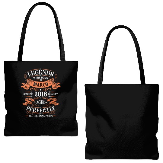 March 2016 anniversary March 2016 March Tote Bags (AOP)