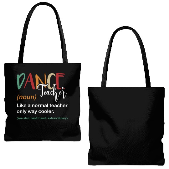 Funny Dance Teacher Definition Choreographer Tote Bags (AOP)
