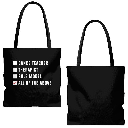 Dance Instructor Choreographer Funny Dance Teacher Tote Bags (AOP)
