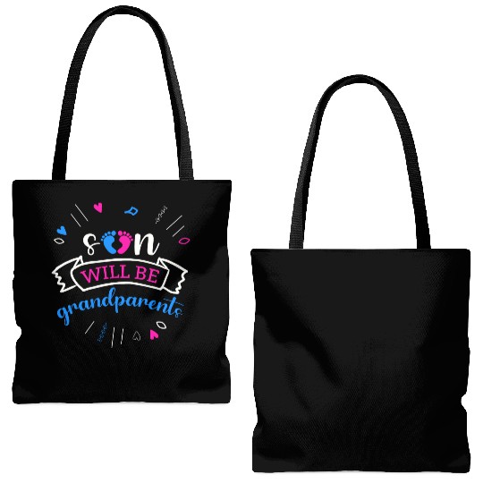We Will Become Grandparents, Be Grandparents Tote Bags (AOP)