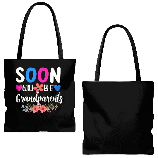 We Will Soon Become Grandparents, Be Grandparents Tote Bags (AOP)