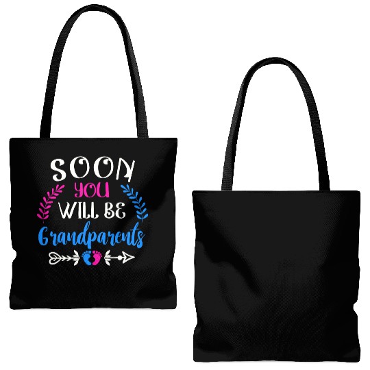 We Will Soon Become Grandparents, Be Grandparents Tote Bags (AOP)