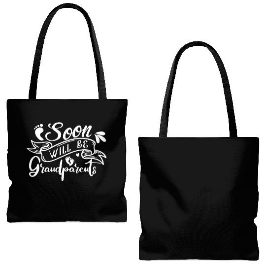 We Will Soon Become Grandparents, Be Grandparents Tote Bags (AOP)