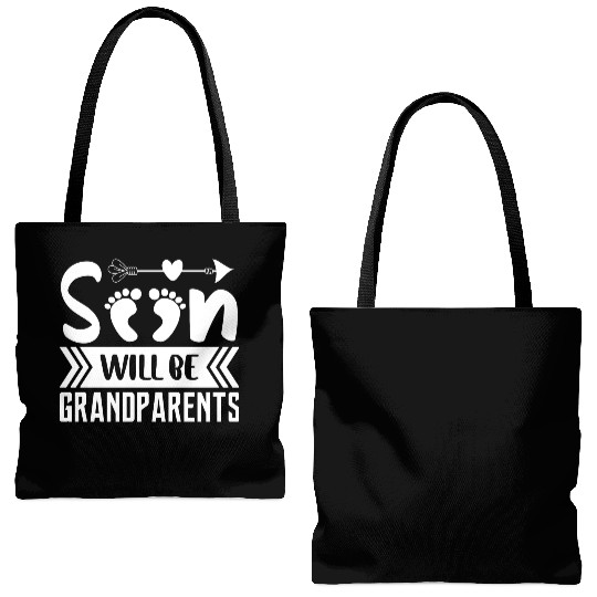 We Will Soon Become Grandparents, Be Grandparents Tote Bags (AOP)