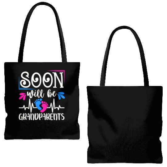 We Will Soon Become Grandparents, Be Grandparents Tote Bags (AOP)