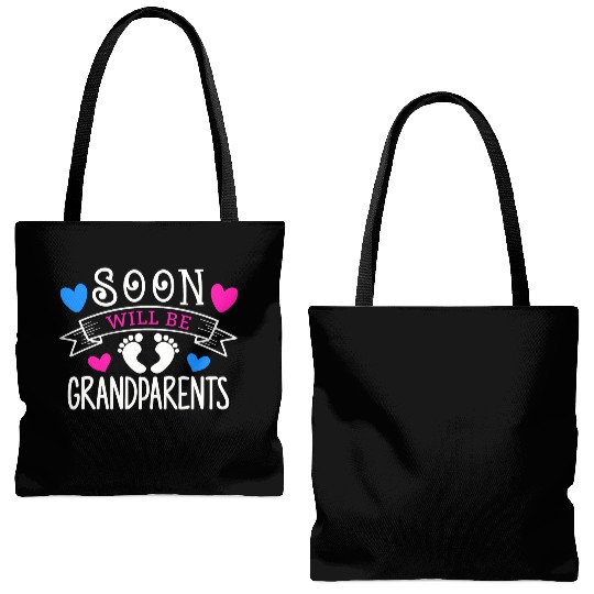 We Will Soon Become Grandparents, Be Grandparents Tote Bags (AOP)