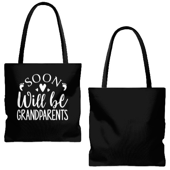 We Will Soon Become Grandparents, Be Grandparents Tote Bags (AOP)