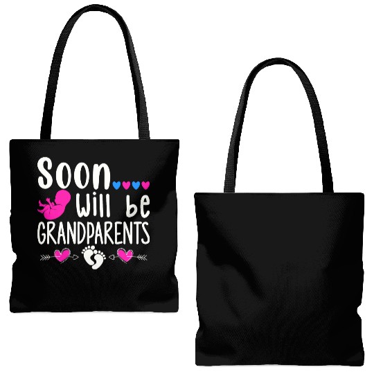 We Will Soon Become Grandparents, Be Grandparents Tote Bags (AOP)