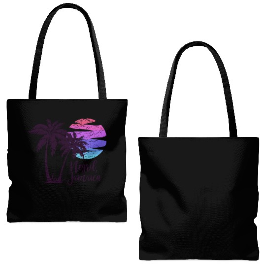 Negril Jamaica Beach Lover Spring Break Cruise Vac Tote Bags (AOP)