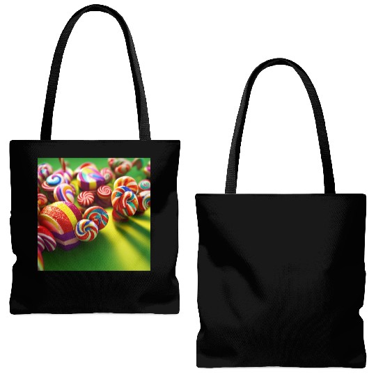 A glimpse into candy land version 2 Tote Bags (AOP)