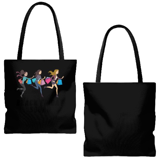 Black Friday Squad Tote Bags (AOP)