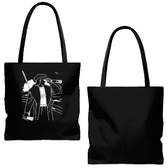 The first italian american Christopher columbus Tote Bags (AOP)