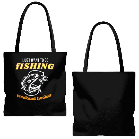 Fishing Lifestyle weekend hooker Tote Bags (AOP)