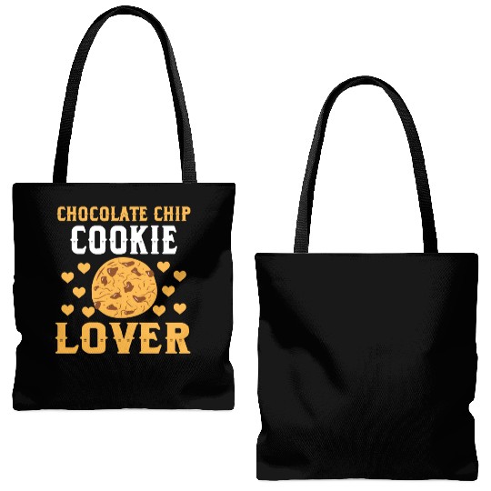 Cute Chocolate Chip Cookie Lover Tote Bags (AOP)