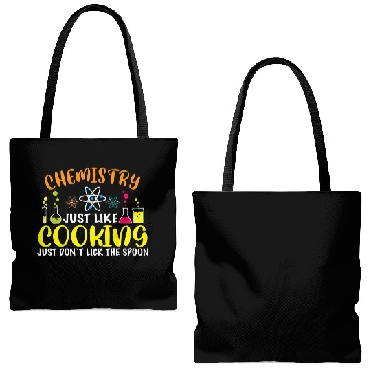 Chemistry Cooking Tote Bags (AOP)