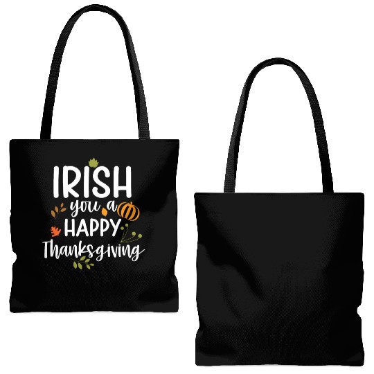 Irish You A Happy Thanksgiving Holiday Tote Bags (AOP)