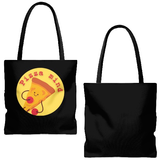 Pizza mind Tote Bags (AOP)