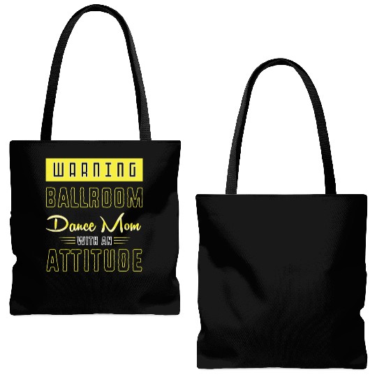 Mothers Day Funny Ballroom Dance Mom For Women Tote Bags (AOP)