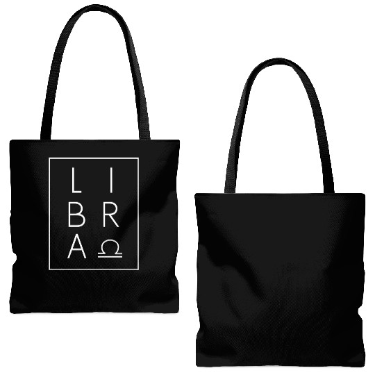 Libra Zodiac Sign Astrology Birthday Tote Bags (AOP)