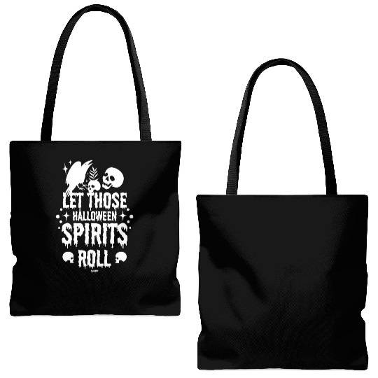 White Halloween costume Tote Bags (AOP)