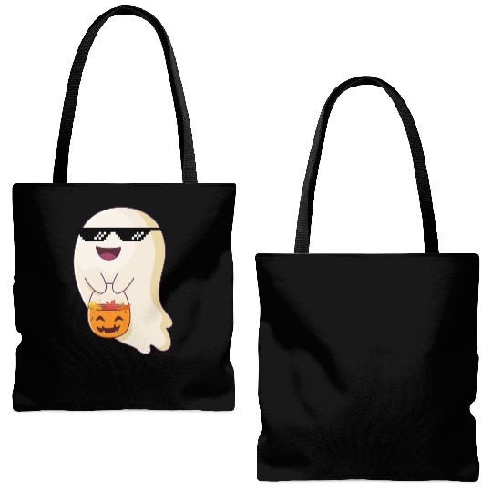 trick or treat thug life Tote Bags (AOP)