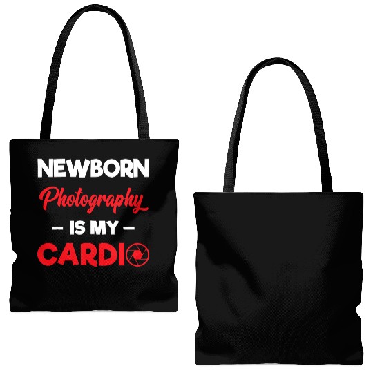 Photographer Newborn Photography Is My Cardio T Sh Tote Bags (AOP)